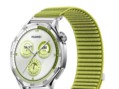 Compatible with Multiple Series Universal Watch Band Interface 18 20 22MM Wild Mountain Texture Woven Watch Band · Wild Green Self-measurement Interface 18MM